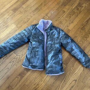 The north face girls 14/16 reversible coat